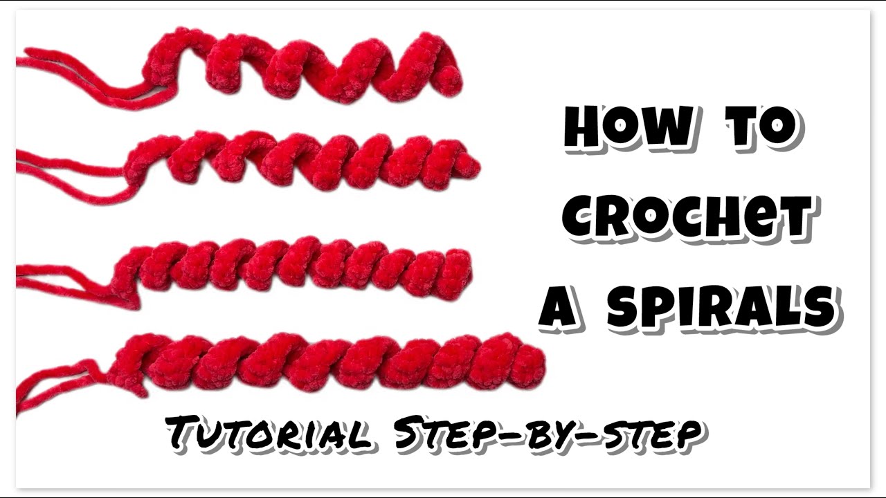 How to Crochet a Spiral for Amigurumi! Crochet tutorial for beginners