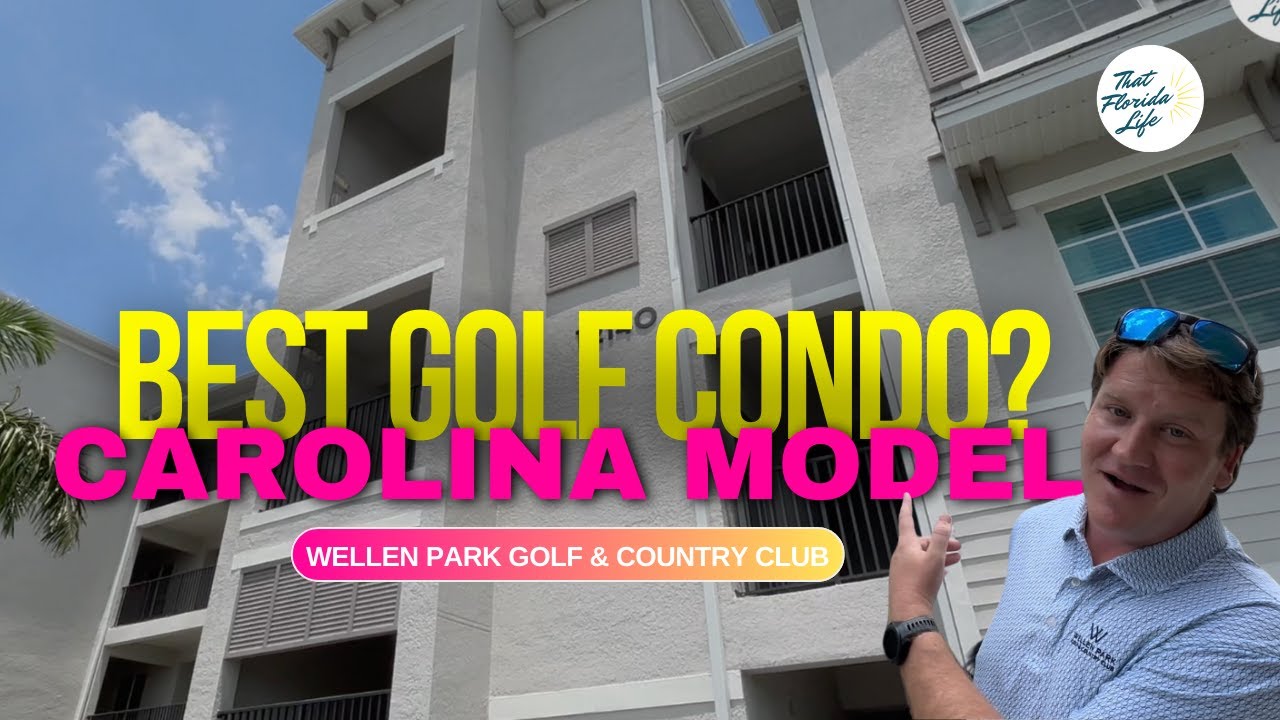 Condo Model Tour Wellen Park Golf and Country Club Lennar Carolina Floorplan (Popular End Unit!)