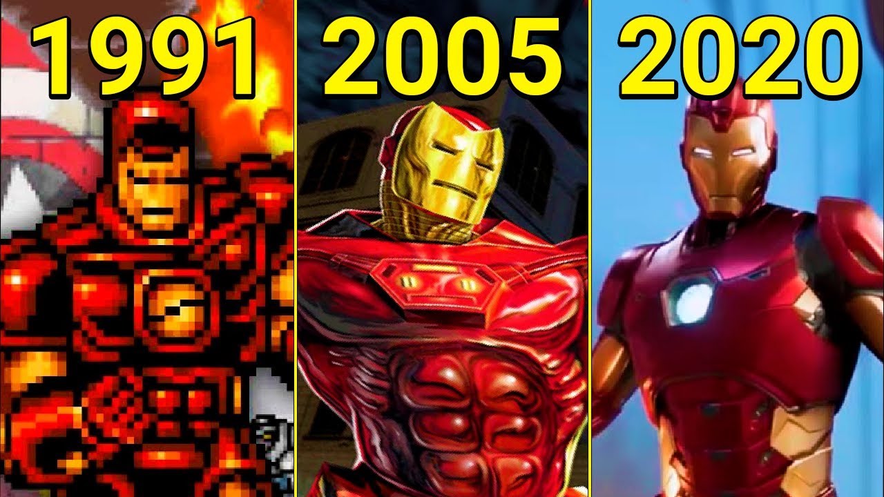 Evolution of Iron Man in Games 1991-2020
