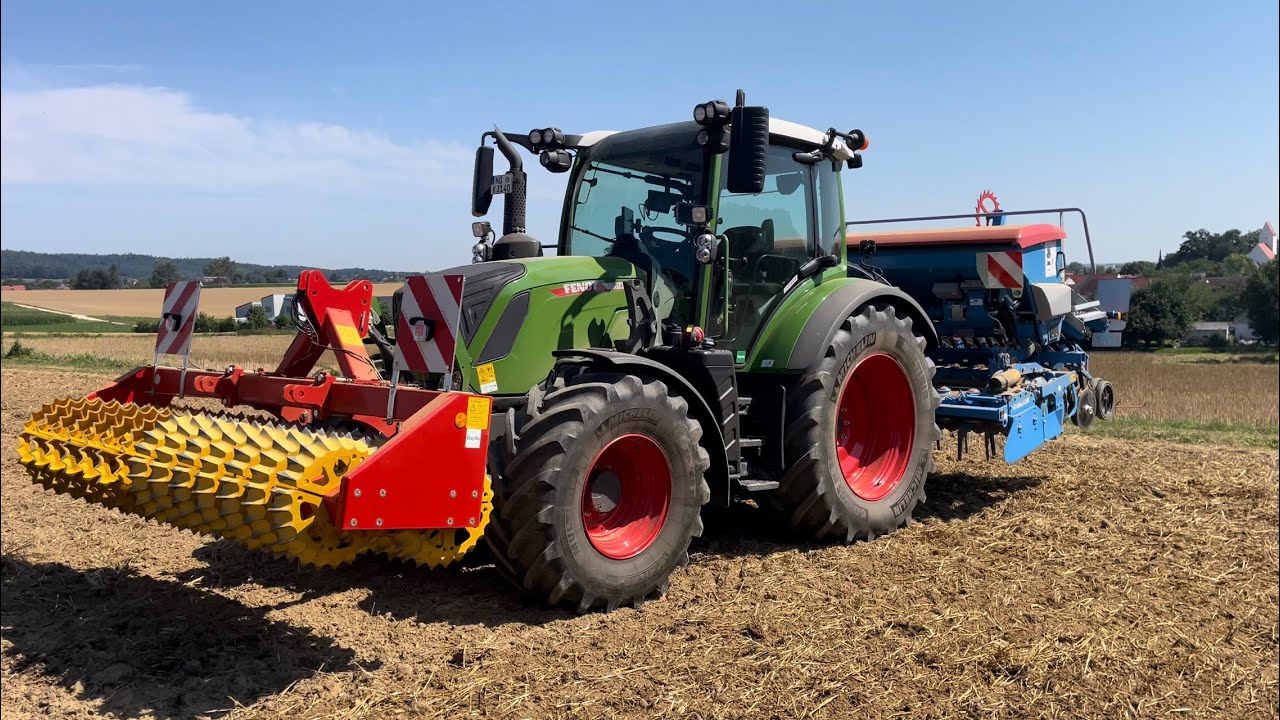 Vlog#26 Zwischenfrucht & Kleegras Aussaat mit Fendt 314 One und Lemken Saphir 10 #vlogs #fendt#gps