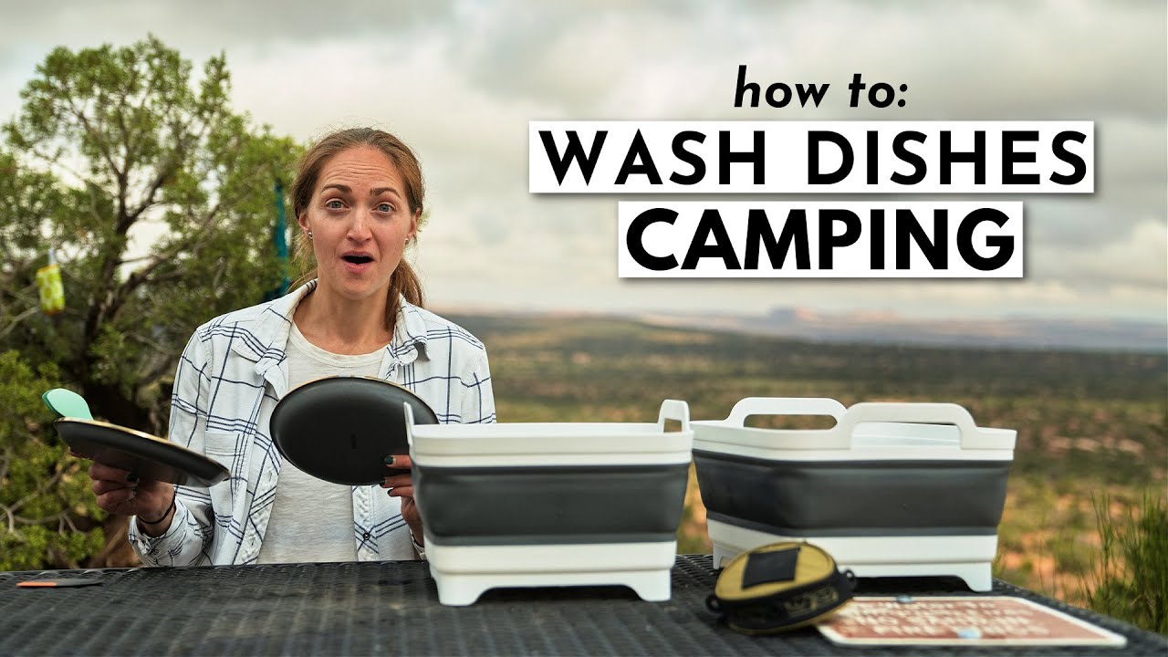 How to Clean Dishes CAMPING *step-by-step guide*