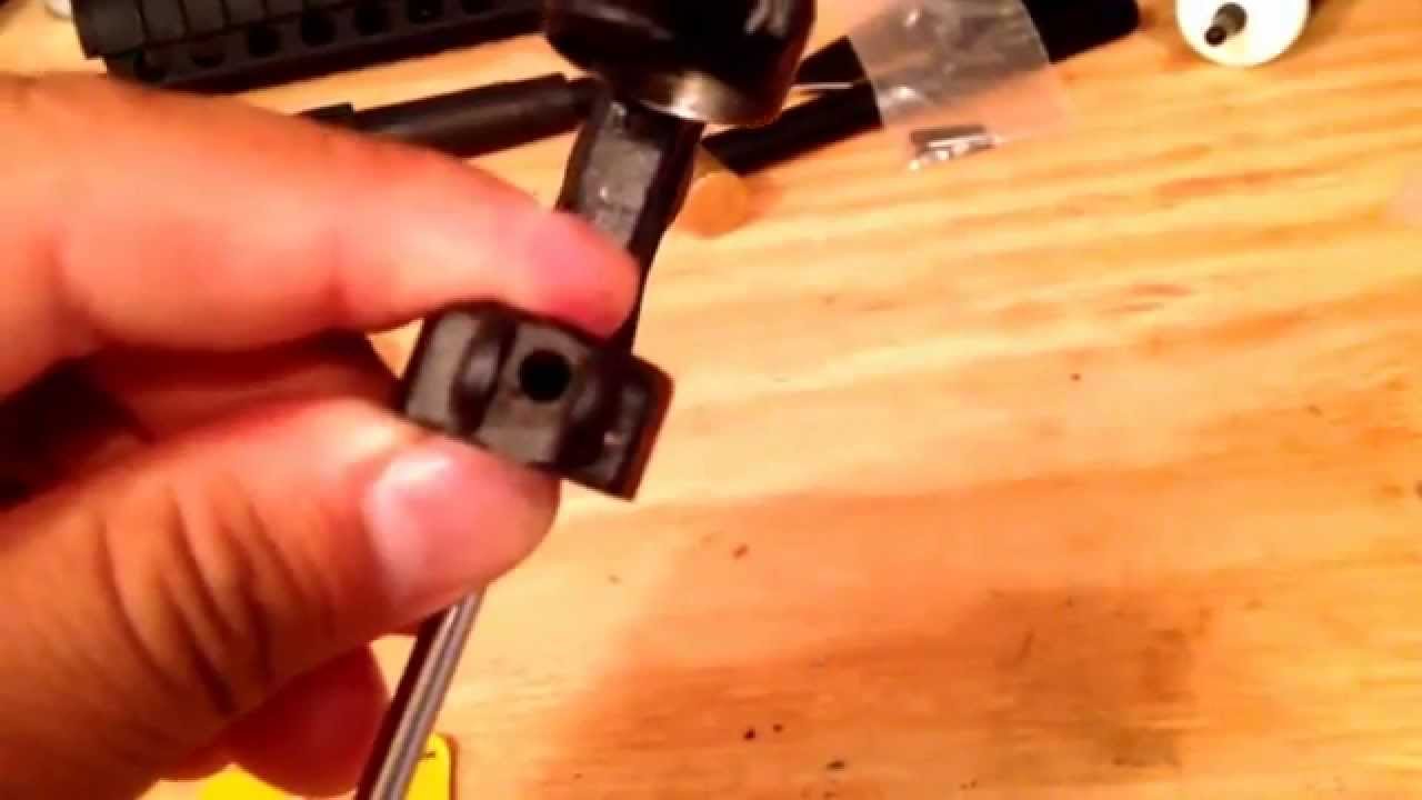 AR-15 A2 Front Sight Block Installation DIY Using Set Screws Instead of Taper Pins