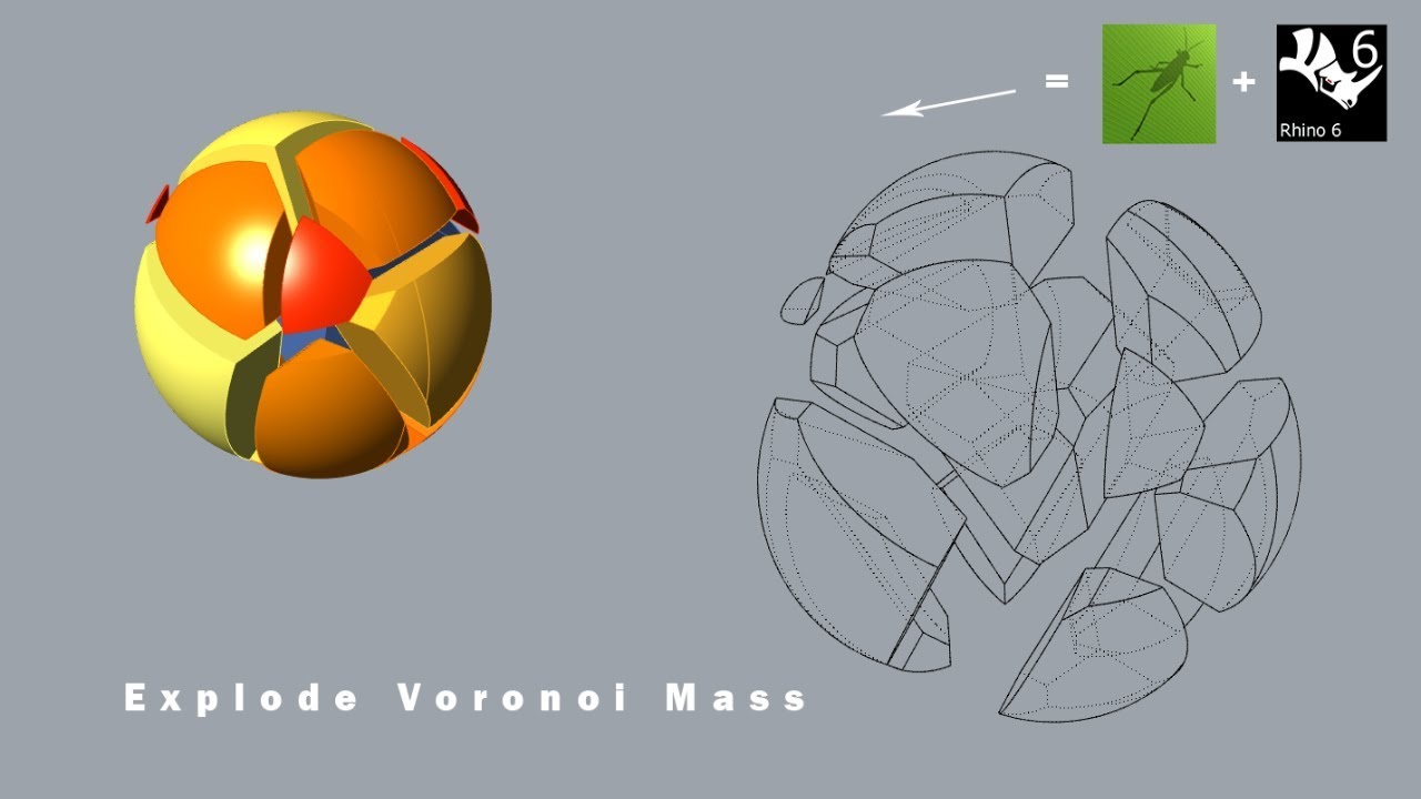 Grasshopper 002 Explode Voronoi