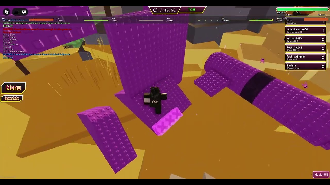 Playing etoh ( completed tower of buttons )