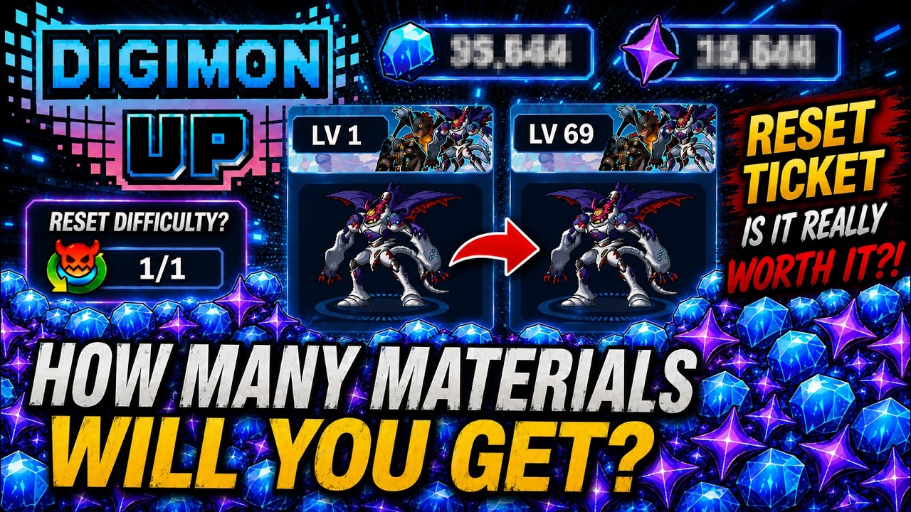 Digimon Up &mdash; Сколько Энергетических камней и Осколков способностей можно получить?!