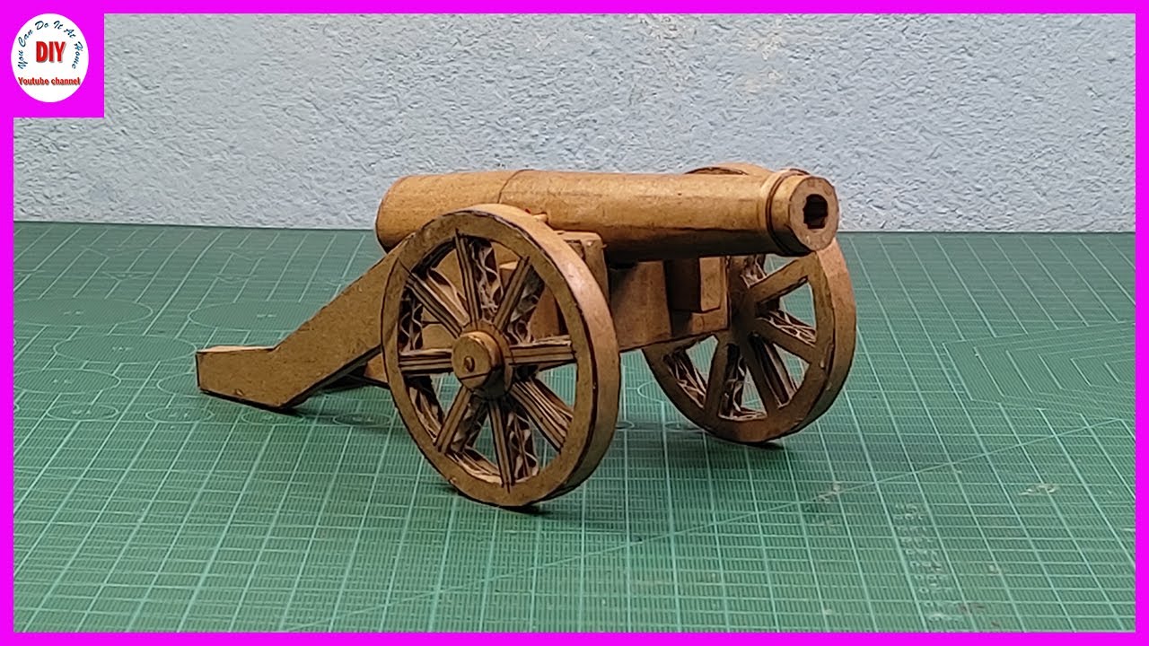 How To Make A Cannon With Cardboard | Do It Yourself