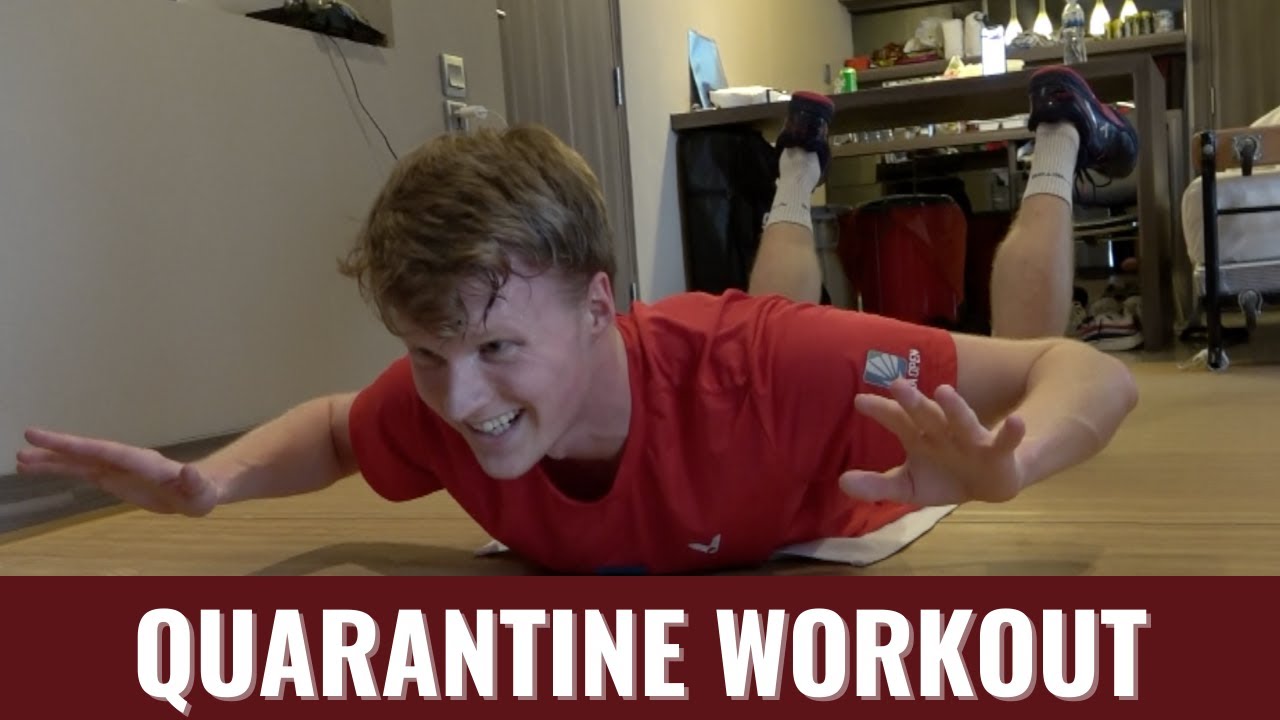 Quarantine workout in the hotelroom - Thailand Open 2021
