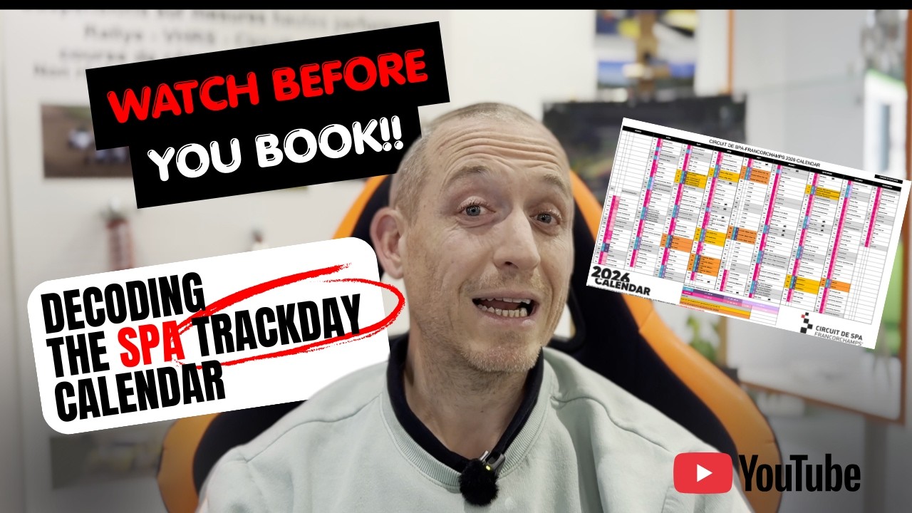 Spa Francorchamps trackday calendar | 2026 Complete Beginner’s Guide