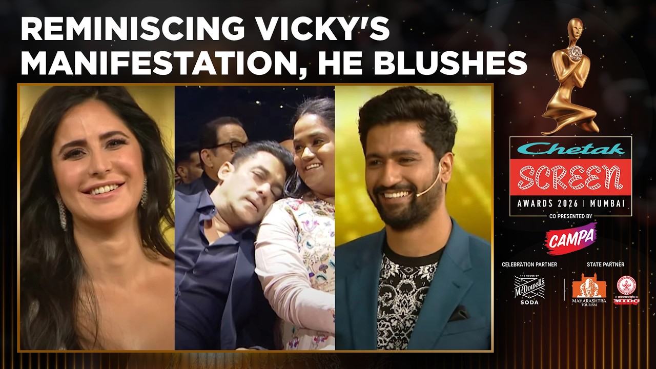 Vicky Kaushal Blushes as Saurabh Dwivedi Recalls His Katrina Kaif &lsquo;Manifestation&rsquo; on Stage | Screen