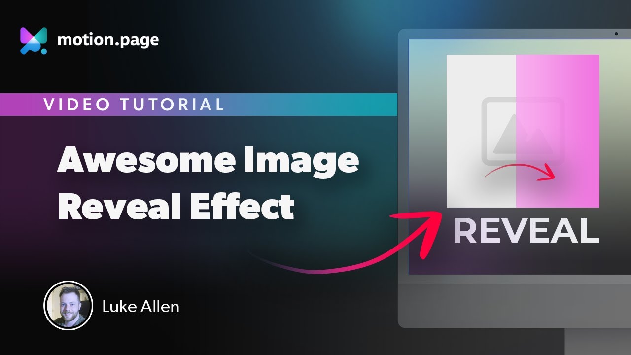 Create an Awesome Image Reveal Effect in WordPress - Motion.page/GSAP