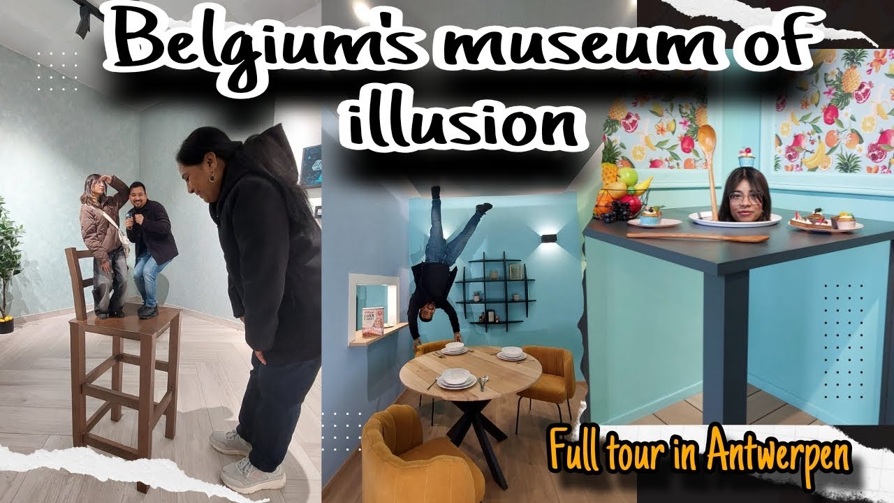 Belgium's Most Insane Concept | Museum Of Illusions | Full Tour In Antwerpen | Shahnawaz Shares Life