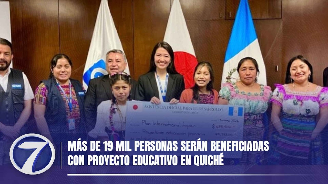 Más de 19 mil personas serán beneficiadas con proyecto educativo en Quiché