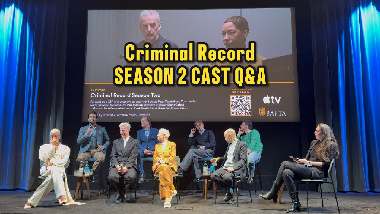 Criminal Record Season 2: Peter Capaldi & Cush Jumbo Cast Q&A |@AppleTV