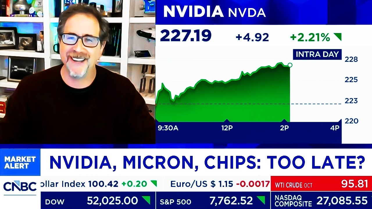 CNBC и Yahoo Today об акциях NVIDIA, акциях Micron и спросе на ИИ &mdash; актуальная информация по NVDA