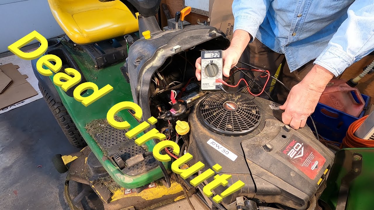 Troubleshooting A Basic Electrical Problem  | John Deere L120 | Man About Home
