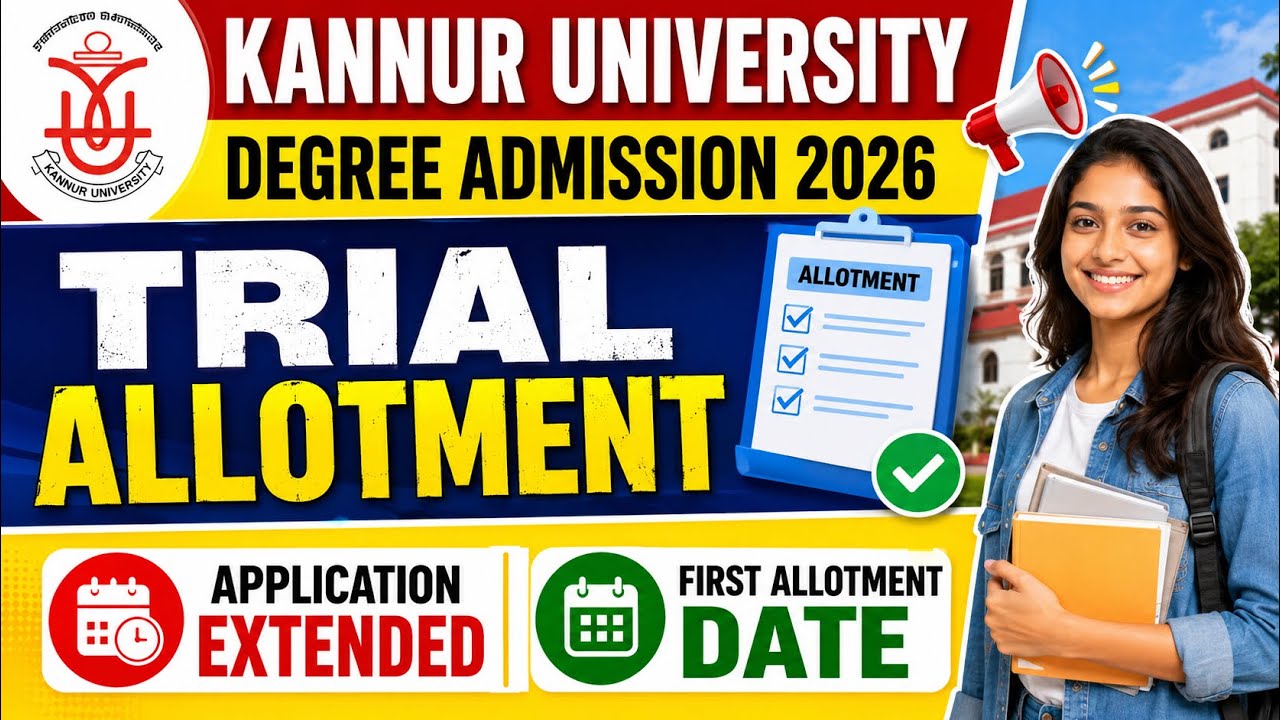Kannur University Degree Admission 2026 | UGCAP | Revised Allotment Dates