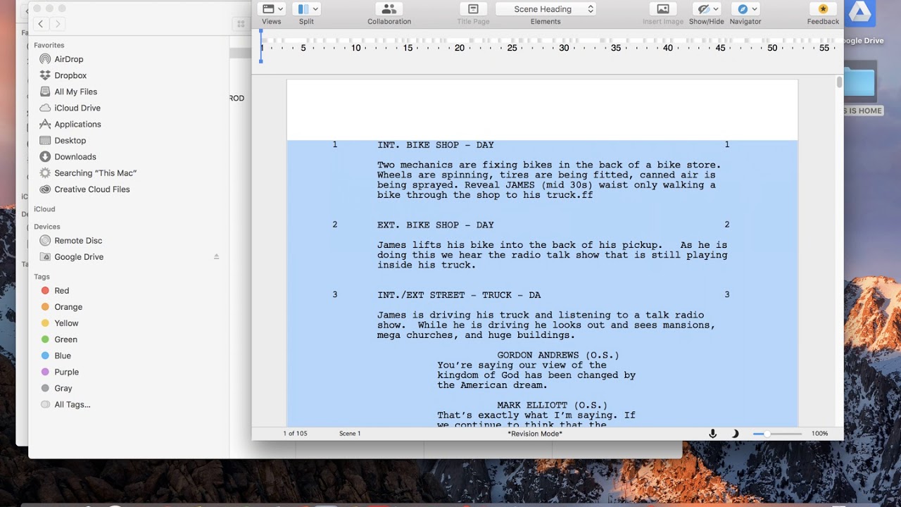 How to make revisions to a script using Final Draft during pre-production (part 2 of 3)