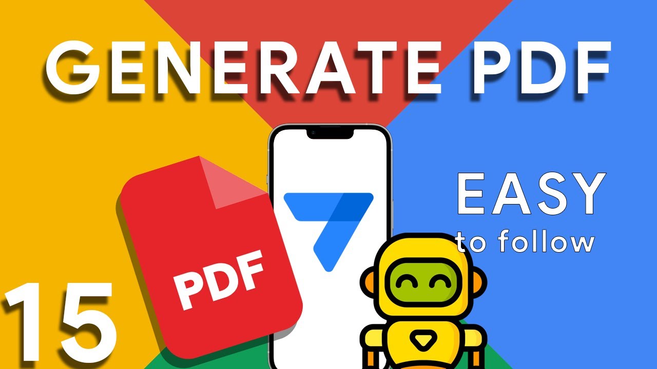 Appsheet Эпизод 15: Как создать PDF-файл с помощью автоматизации.