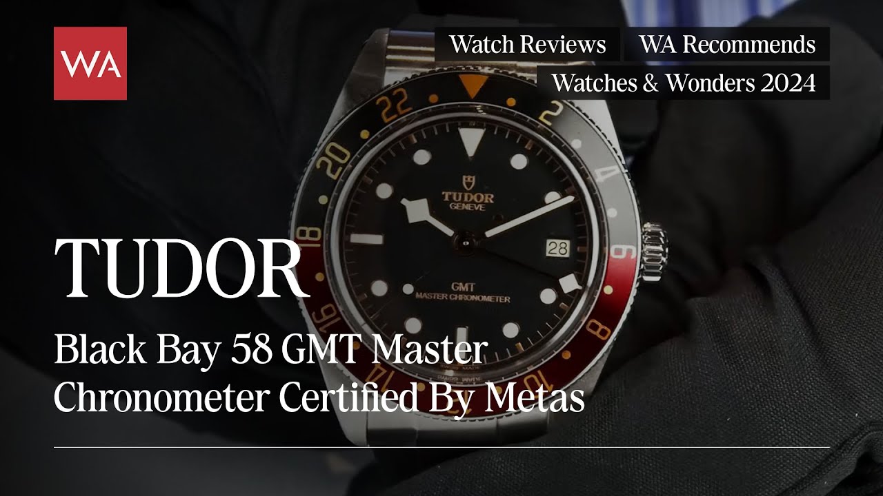 TUDOR Black Bay 58 GMT Master Chronometer certified presented at Watches and Wonders 2024.