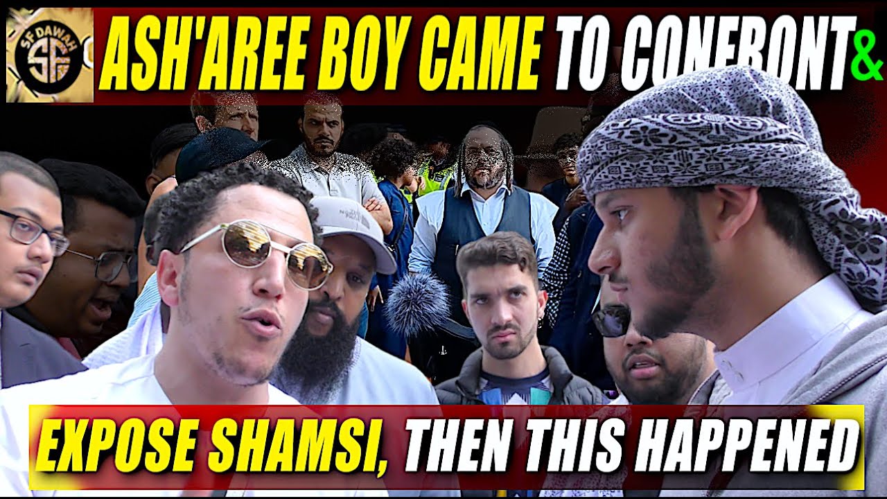 Ash'aree/Shafie Boy Came to EXP0SE & CONFRONT Shamsi, BUSTED! Speaker's corner