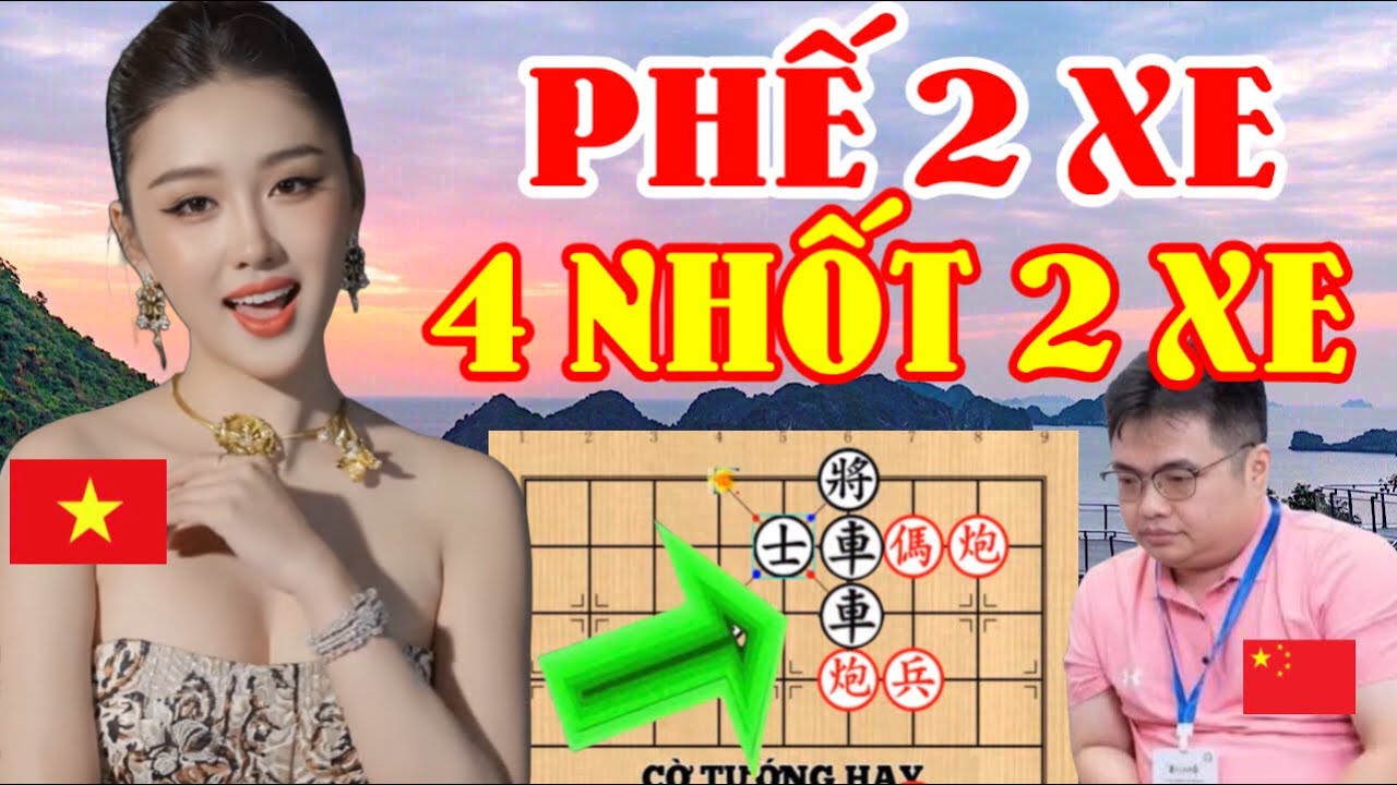 🔴Chọc Em Nổi Điên, Em Phế 2 Xe, Ủi 4 Tốt Nhốt Lại 2 Xe. Chấn Động Cả Trung Quốc [Cờ Tướng Hay]