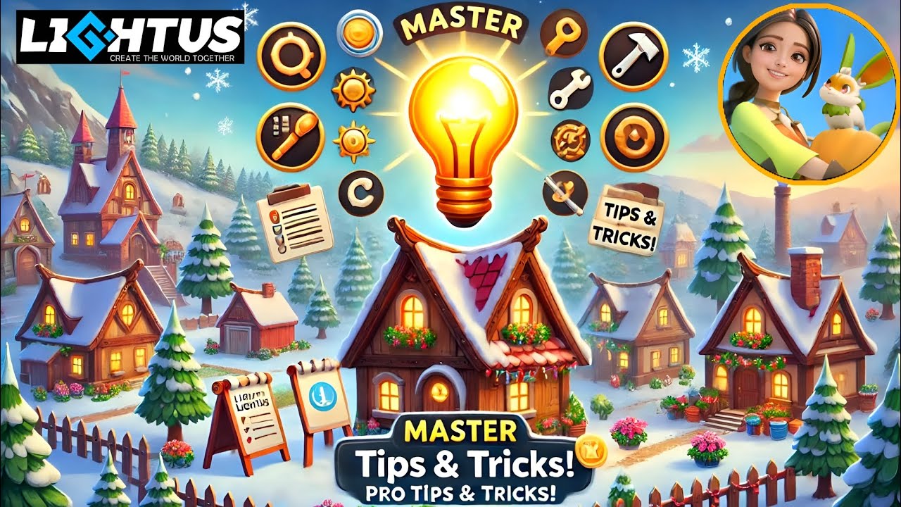 Best tips and tricks in lightus | make u pro  | miraibogo like game | hindi |english subtitles