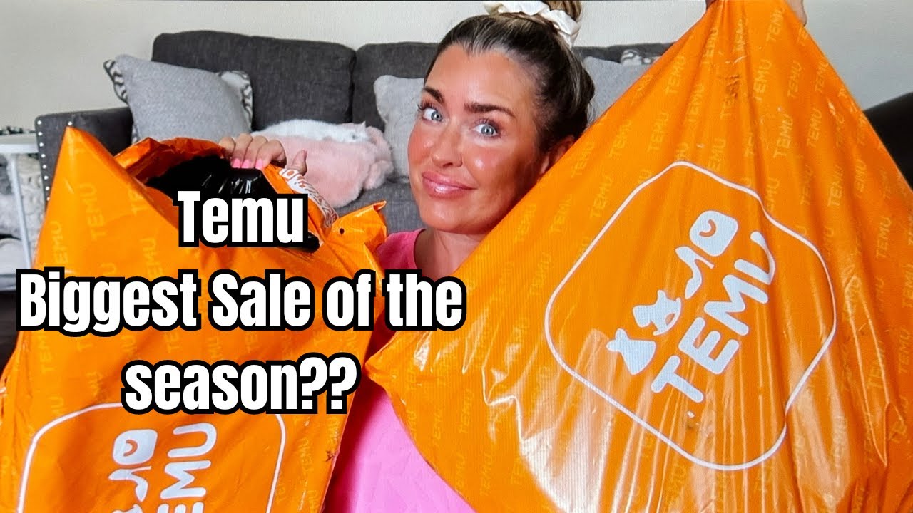 TEMU BIGGEST SALE OF THE SEASON UNBOXING PART 1 | HOTMESS IN THE HOUSE