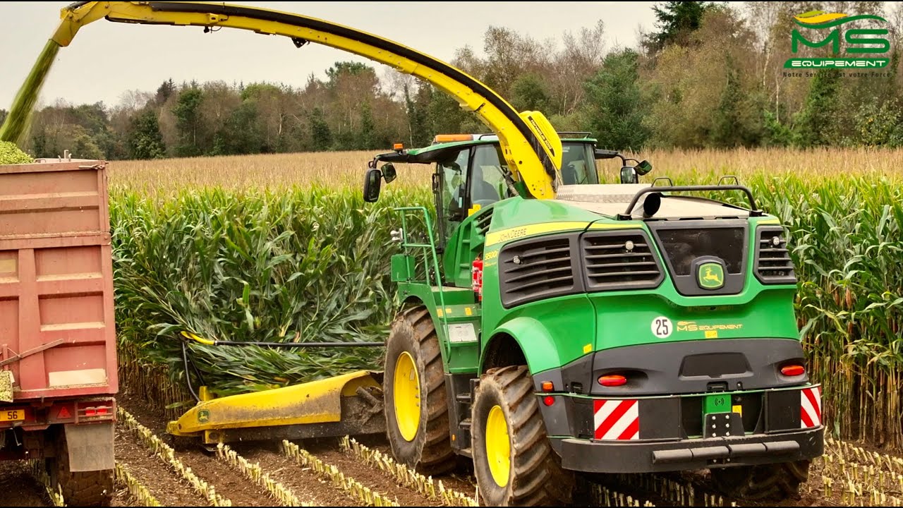 Rien n&rsquo;arr&ecirc;te la John Deere 9500 &ndash; Ensilage 2025 😍🌽 #msequipement #johndeere #agriculture