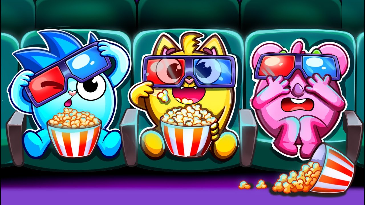 Baby's First Time at the Theater Song 🍿🎦Kids Songs 😻🐨🐰🦁And Nursery Rhymes by Baby Zoo Karaoke