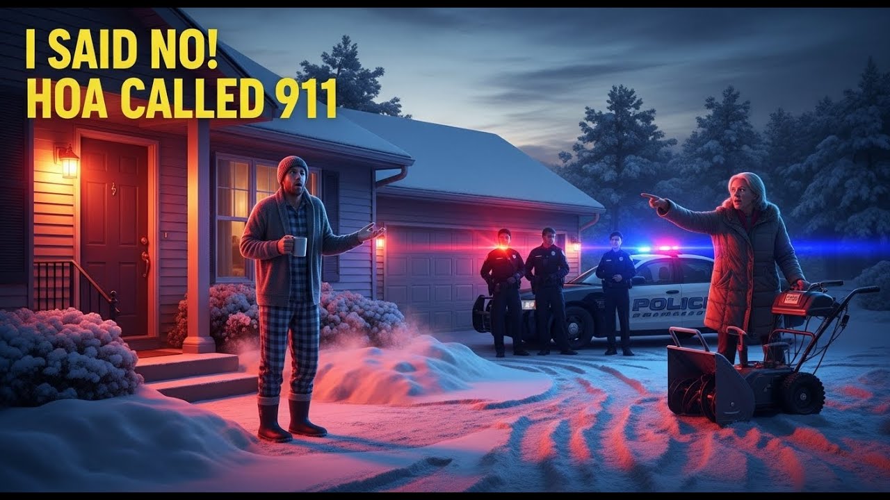 HOA Called 911 Because I Refused to Plow Their Parking Lot for Free