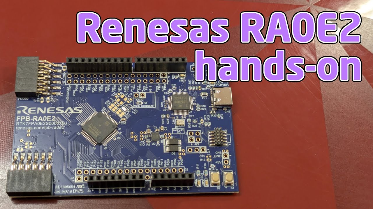 Renesas RA0E2 - a hands-on introduction