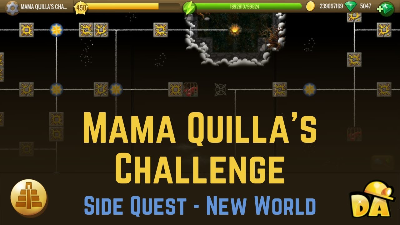 Mama Quilla's Challenge - New World Side Quest - Diggy's Adventure