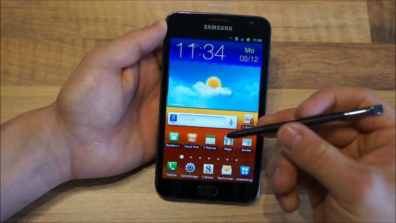 Samsung Galaxy Note Review deutsch - Teil 2: Bedienung, S-Pen & der Browser