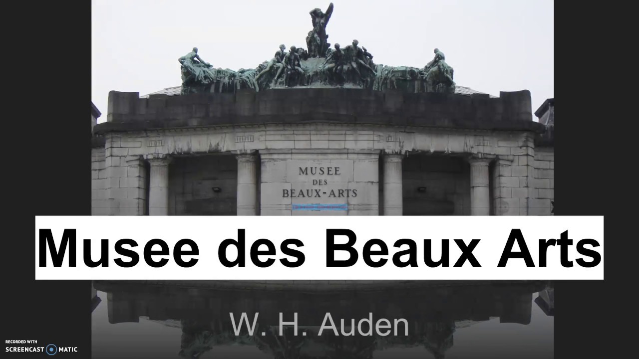 But I Don't Understand the Title: Auden's 