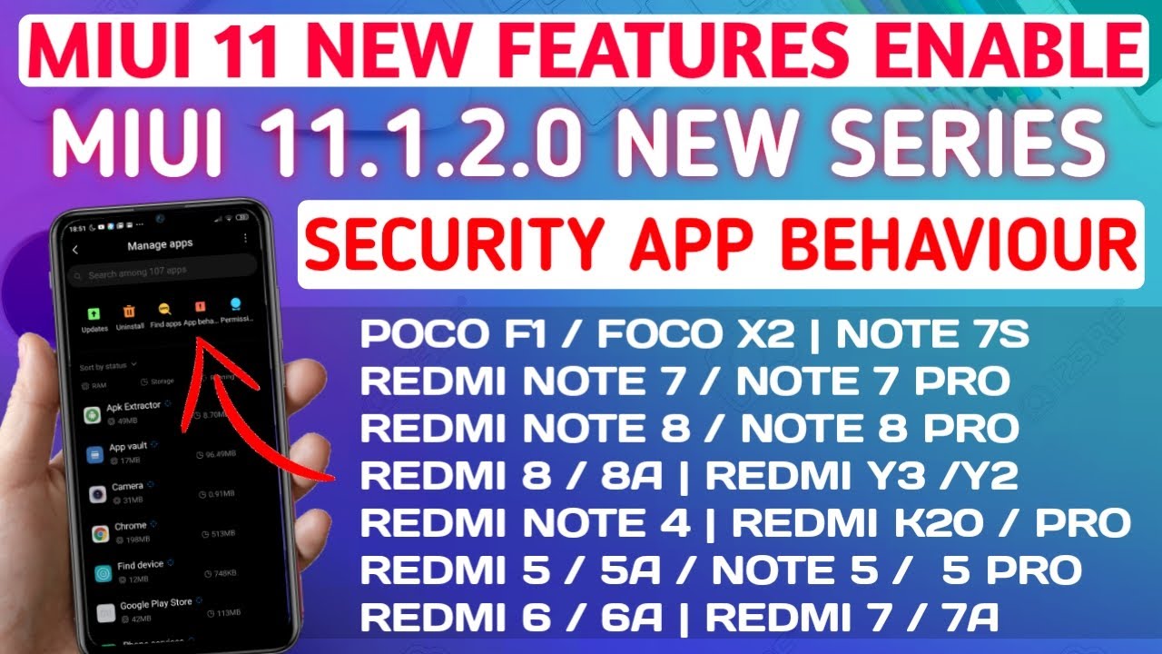 MIUI 11.1.2.0 NEW SECRET HIDDEN FEATURES | ENABLE SECURITY APP BEHAVIOUR | MIUI 11 SECRET FEATURES