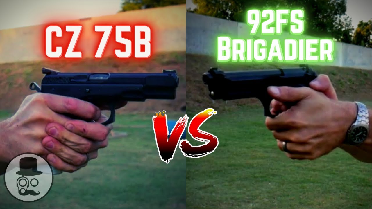 CZ 75B vs. Beretta 92FS Brigadier - Battle of the Retro Hammer guns