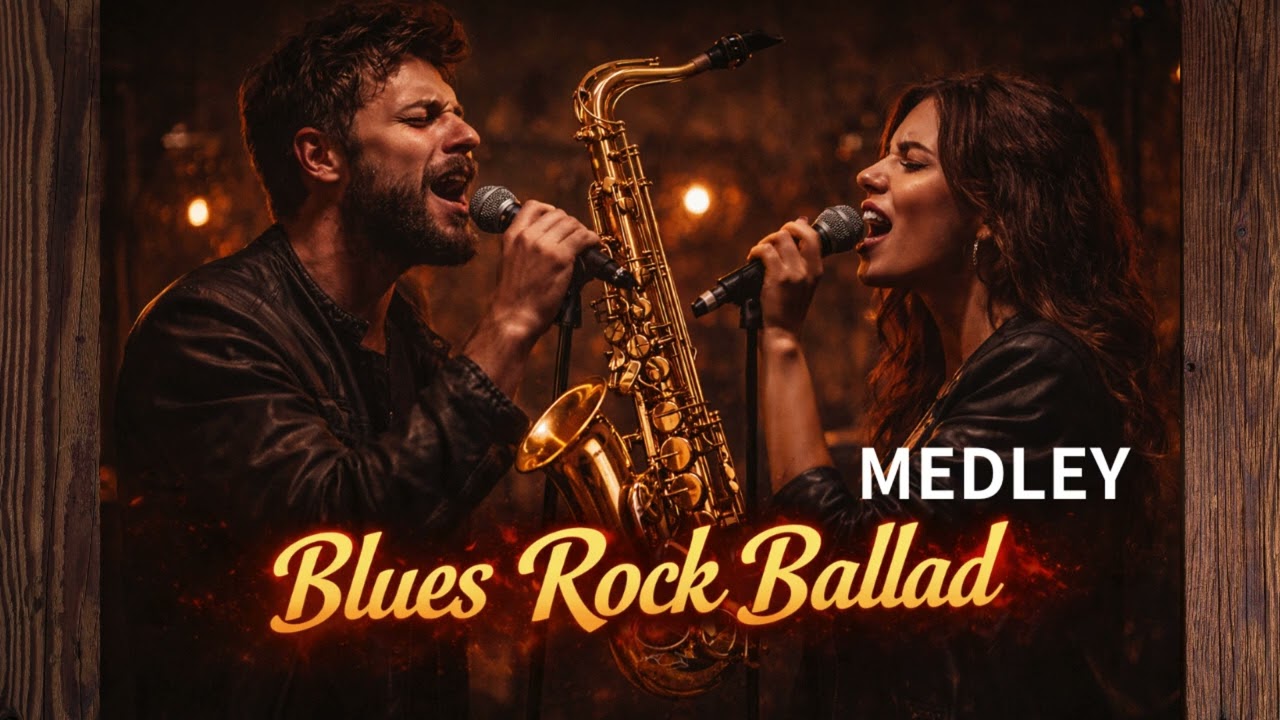 Blues Rock Ballad with Tenor Sax | Emotional Duet Vocal × Soulful Guitar