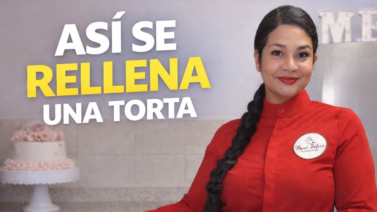 COMO RELLENAR UNA TORTA CORRECTAMENTE  | Decoración de tortas perfectas 