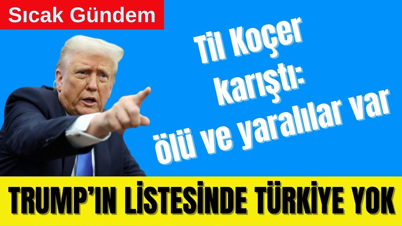 💥 FİDAN HAZIRIZ DEDİ, TRUMP TÜRKİYE’Yİ LİSTEYE ALMADI