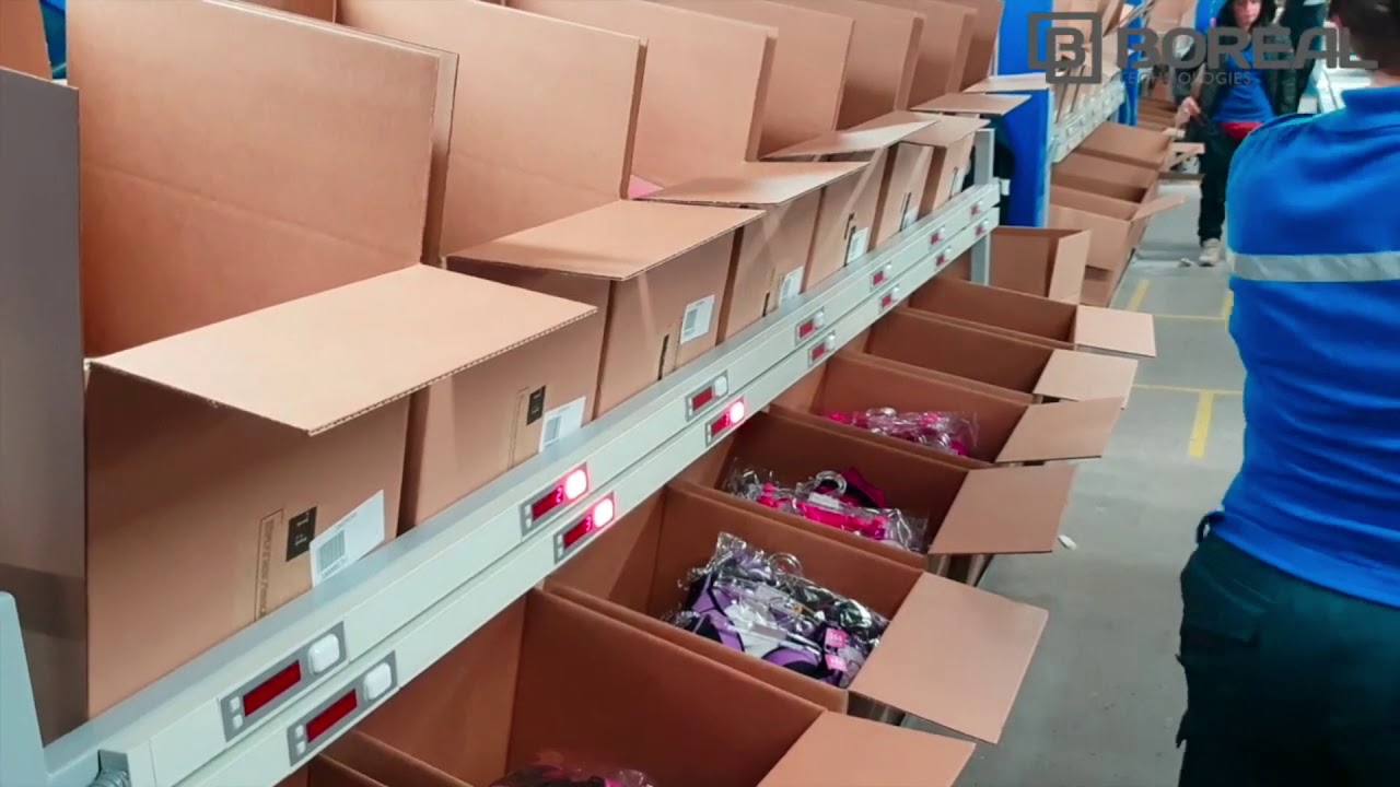 Put-to-light en Tiendas Flores Chile by Boreal Technologies