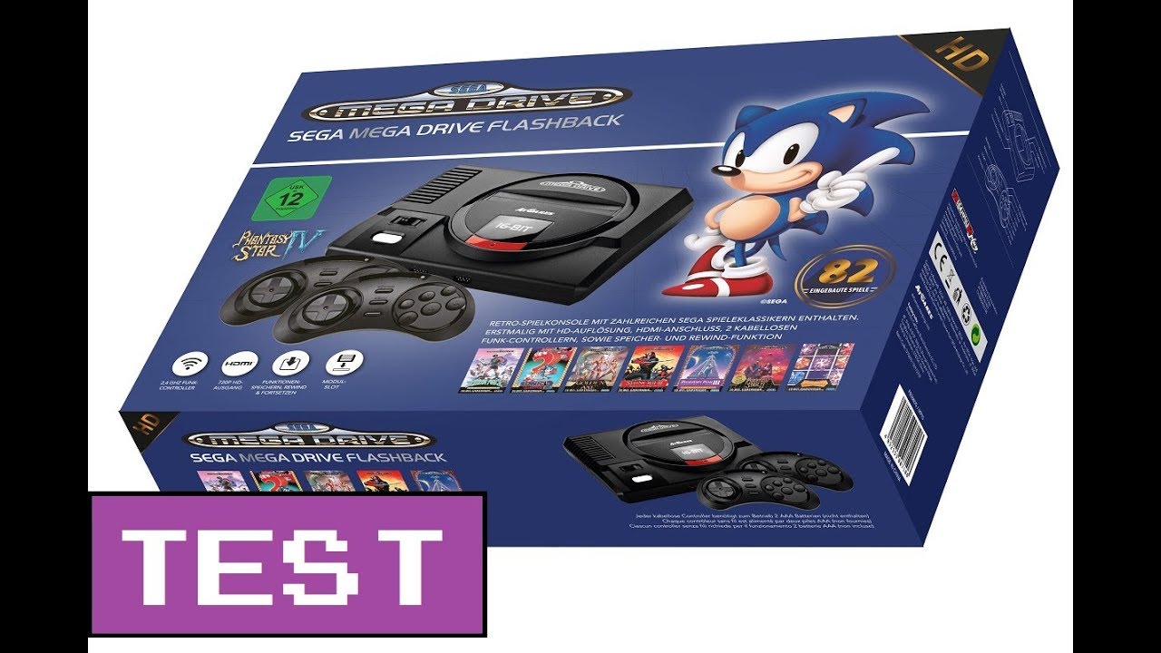 PWRUP TEST: Sega Mega Drive / Genesis Flashback HD Konsole