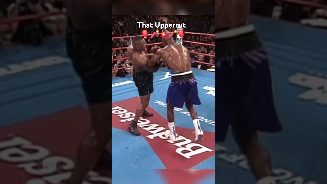 #MikeTyson Throwing His Heavy #Uppercut on #EvanderHolyfield 🥊💥🥊 #Boxing #KO