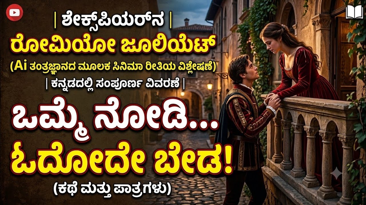 Romeo Juliet Poem Kannada | Love, Destiny & Shakespeare
