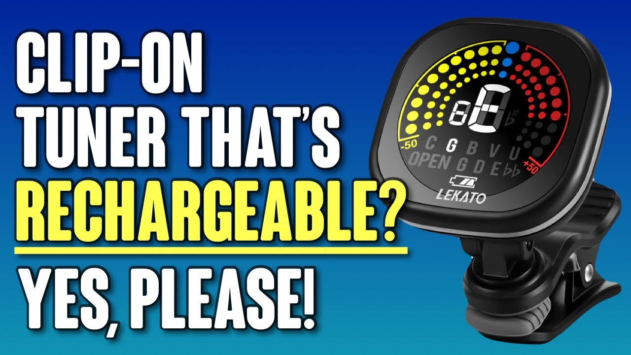 Lekato Rechargeable Clip-On Tuner Review & Demo