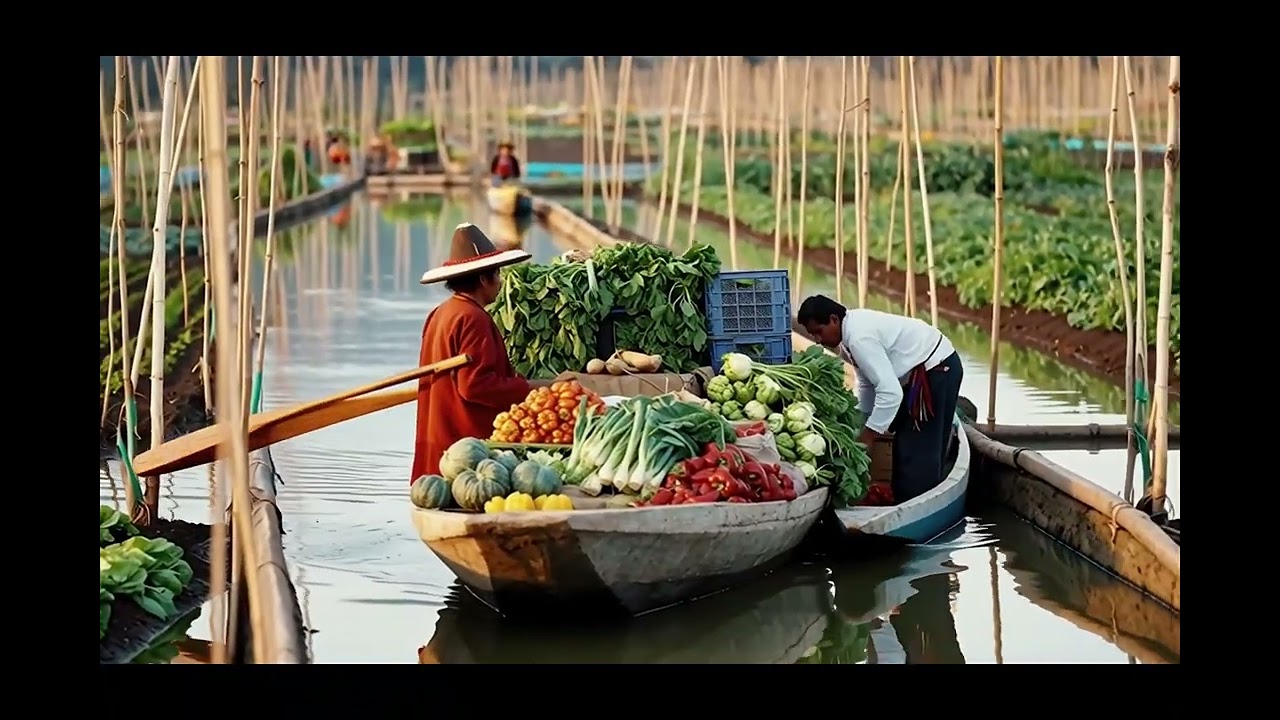 Ancient Floating Farms That Still Feed the World | The Genius of Chinampa Engineering