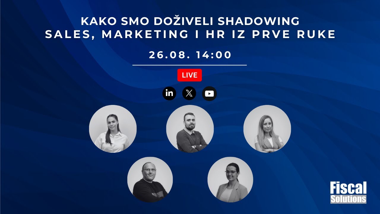 Kako smo doživeli shadowing: Sales, Marketing i HR iz prve ruke