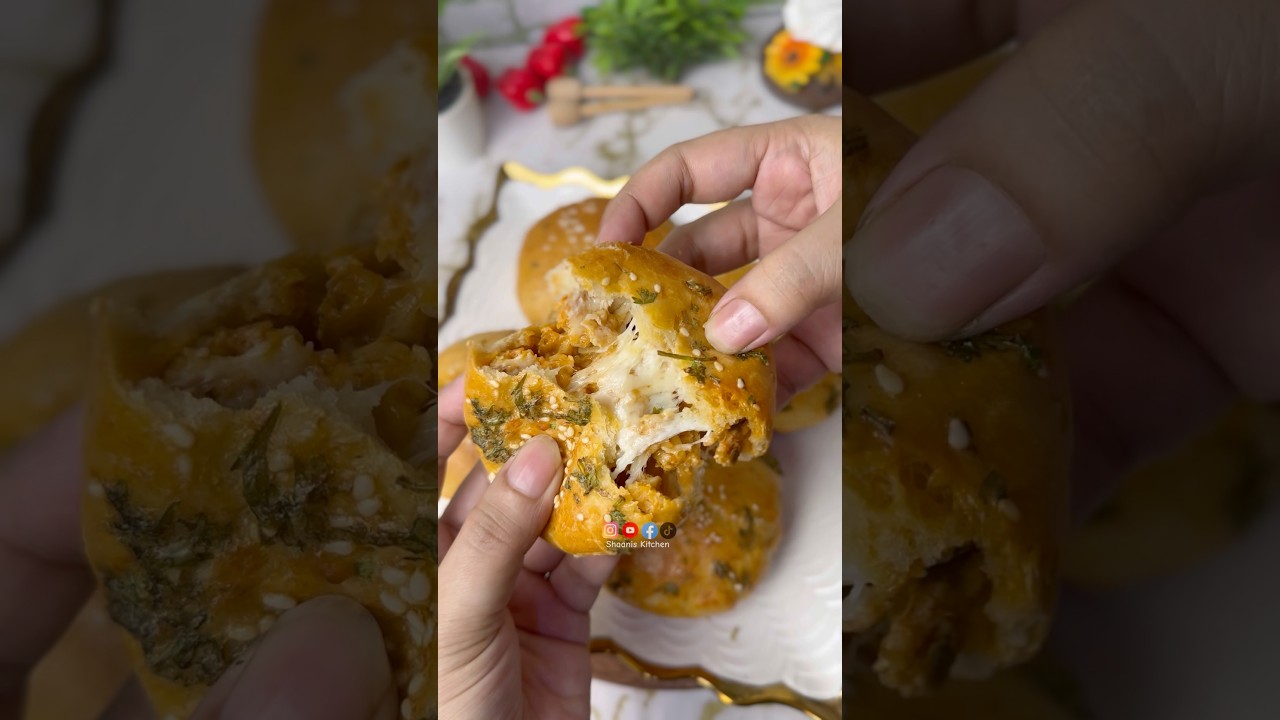 Airfryer Chicken Bun Recipe #shortsvideo #youtubeshorts #instagram #trendingreels