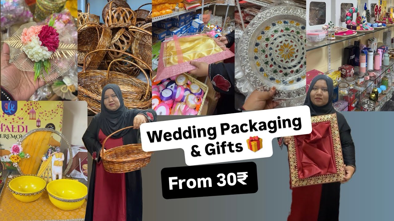 Wedding essentials, Hamper baskets, packaging & Return gifts in Bangalore