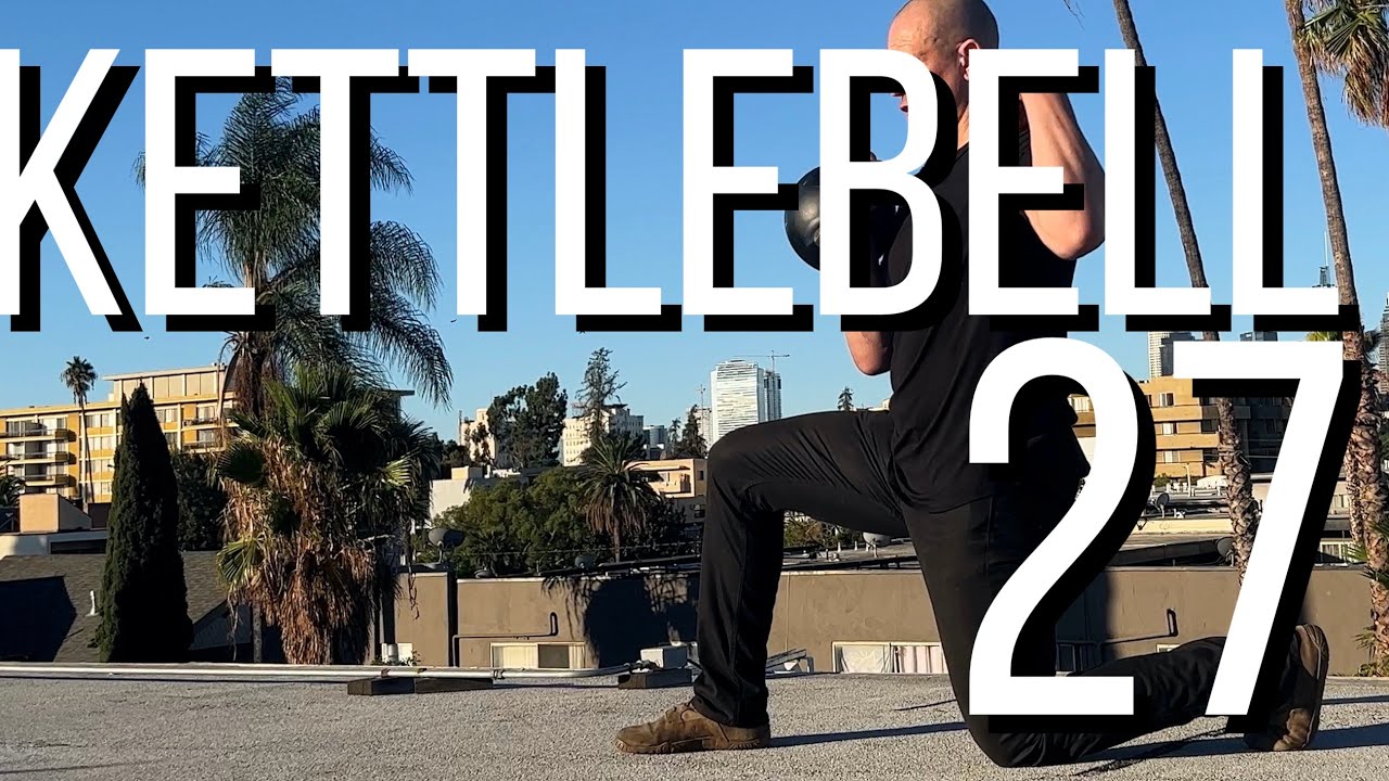 kettlebell 27 - Clean step back lunge clean - the best drill to improve lunge dynamics