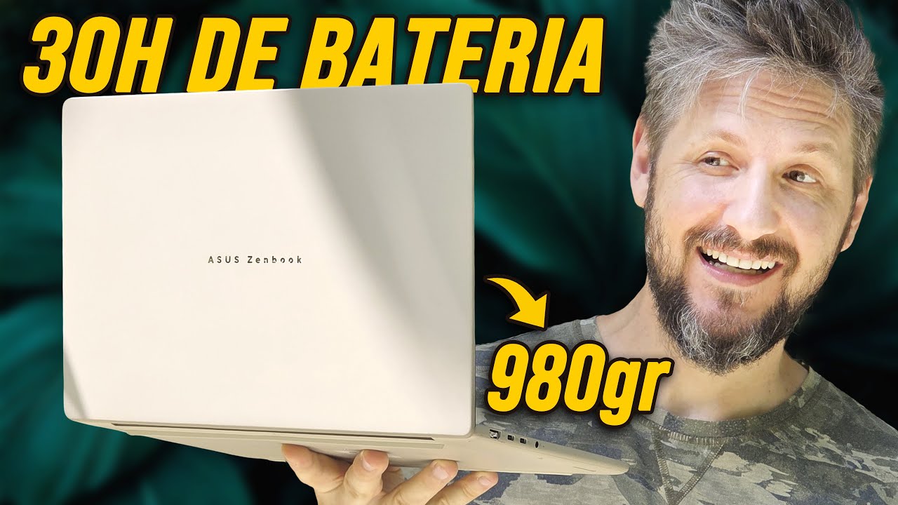 NOTEBOOK MAIS LEVE DO MUNDO e 32 horas de BATERIA! Asus Zenbook A14